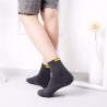 Male Solid Color Ring Thickening Warm Tube Socks * 4 Pairs - Dark Color