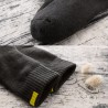 Male Solid Color Ring Thickening Warm Tube Socks * 4 Pairs - Dark Color