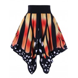 High Waist Butterfly Shape Skirt