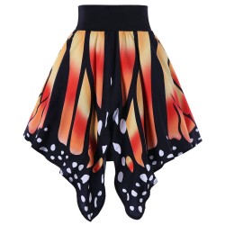 High Waist Butterfly Shape Skirt