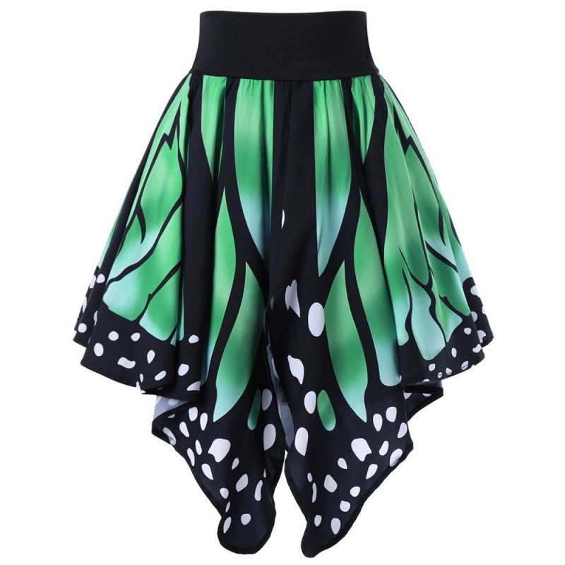 High Waist Butterfly Shape Skirt