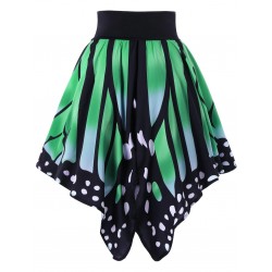 High Waist Butterfly Shape Skirt