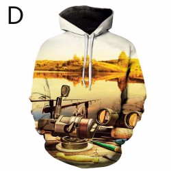 Colored Painting Hoodies 3D...