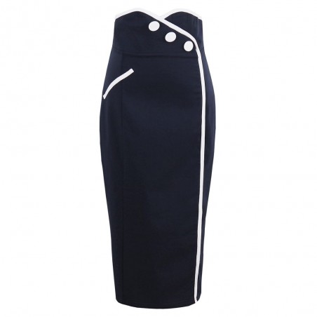 High Waist Tight Work Skirt