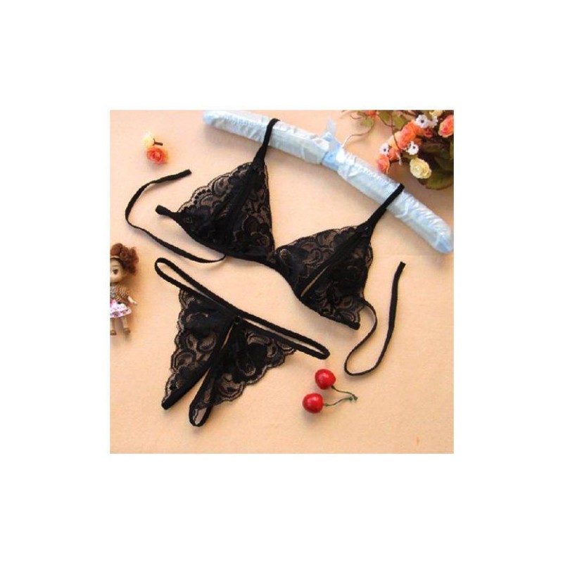 Sexy Three-point Form Sexy Lace Lingeries for Woman