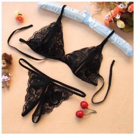 Sexy Three-point Form Sexy Lace Lingeries for Woman