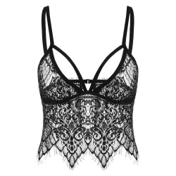 Lace See Thru Strappy...