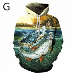 Colored Painting Hoodies 3D...