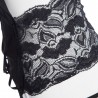 Spaghetti Strap Hollow Out Bandage Patchwork Lace Design Sexy Lingerie for Women