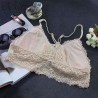 One-Size Thin Cotton Lace Edge Adjustable Y-Line Straps None Closure Sexy Wire Free Bras Breathable Bottoming Tube Top for Women