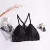 One-Size Thin Cotton Lace Edge Adjustable Y-Line Straps None Closure Sexy Wire Free Bras Breathable Bottoming Tube Top for Women