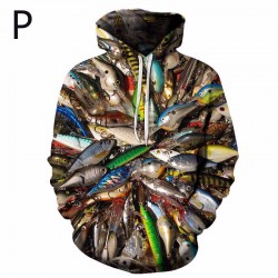 Colored Painting Hoodies 3D...