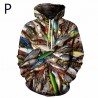 Colored Painting Hoodies 3D Hoodies Sweatshirts Men Pullover Funny Print Tracksutis Coats Boy Streetwear Male Outwear 