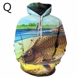 Colored Painting Hoodies 3D...