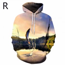 Colored Painting Hoodies 3D...