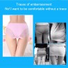 M/L/XL Size Solid Color Ice Silk One-Piece Seamless Lace Edge Sexy Mid-Waist Female Underpants Briefs