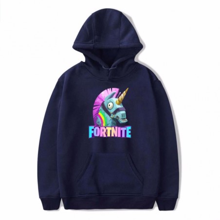 Fortnite Fortress Night Game with Velvet Warm Autumn Hoodie Printing Pattern Sweatshirt Long Sleeve