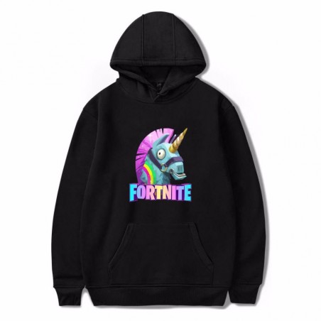 Fortnite Fortress Night Game with Velvet Warm Autumn Hoodie Printing Pattern Sweatshirt Long Sleeve 