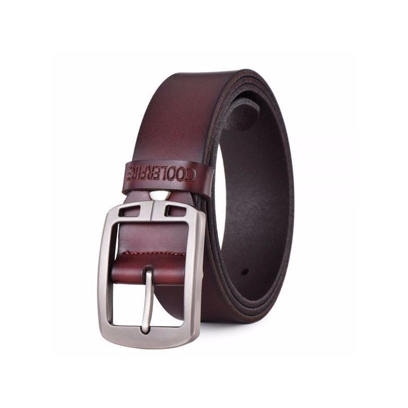 Cowhide Genuine Leather Waist Belts for Men Cowboy Strap Jeans 