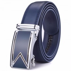 Men Belt Cowhide Genuine Leather Belts Automatic Buckle Waist Straps