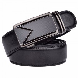 Men Belt Cowhide Genuine Leather Belts Automatic Buckle Waist Straps