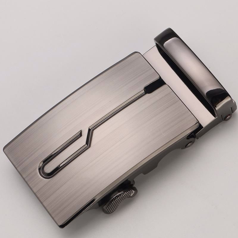 Business Luxury Men's Belt Buckle Automatic Buckle Genuine Leather Belt Buckle Waistband Buckles No Belt 