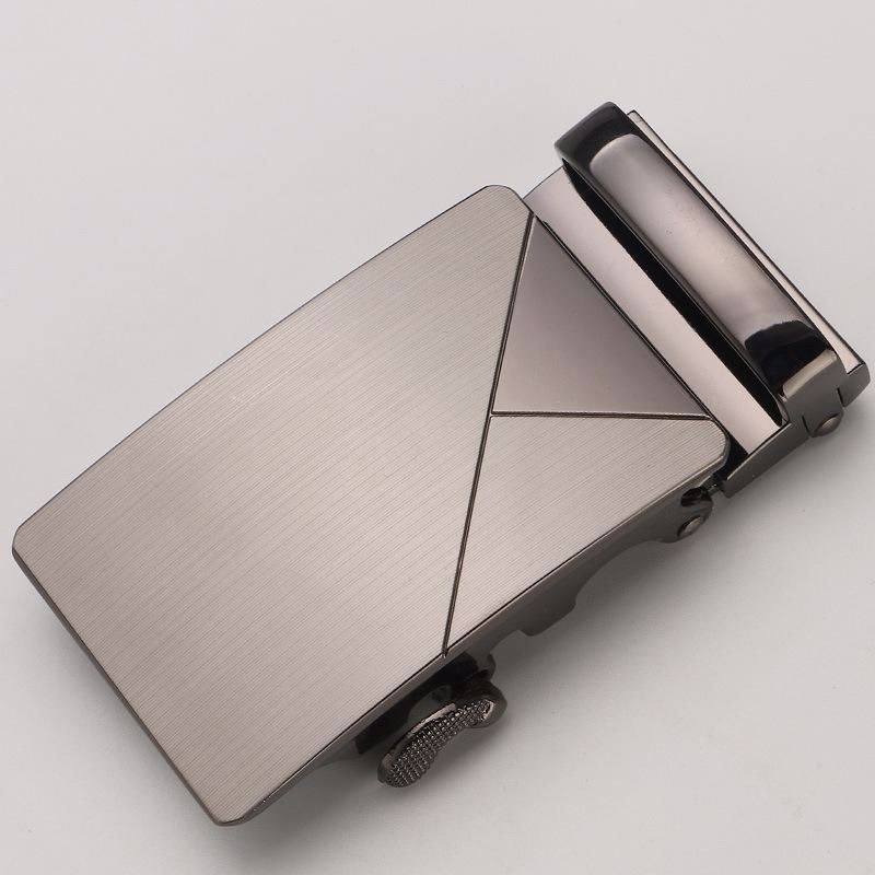 Business Luxury Men's Belt Buckle Automatic Buckle Genuine Leather Belt Buckle Waistband Buckles No Belt 