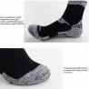 3 Paris * Sports Outdoor Hiking Socks Wicking Quick-drying Aweat-absorbent Breathable Socks for Cotton Deodorant Socks - Dark