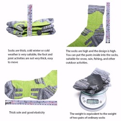 3 Paris * Sports Outdoor Hiking Socks Wicking Quick-drying Aweat-absorbent Breathable Socks for Cotton Deodorant Socks - Colorfu